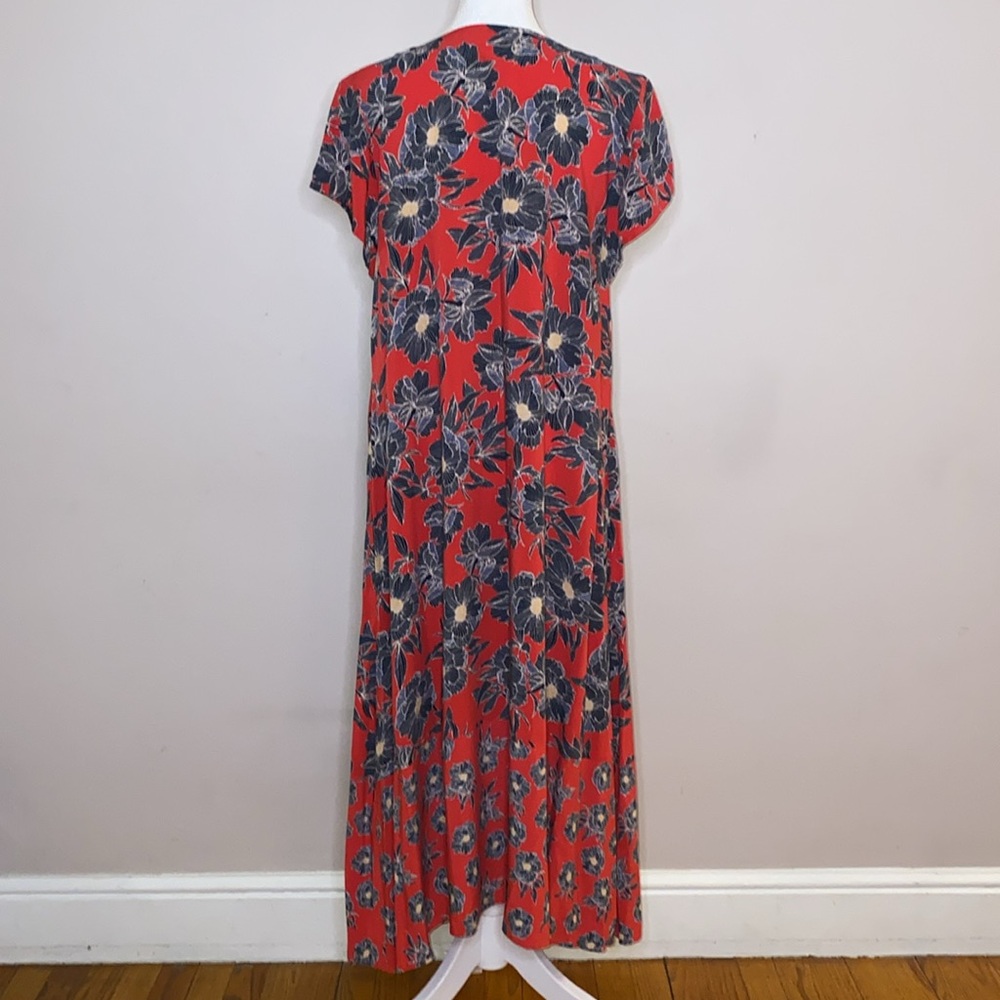 JJill Geranium Floral Print Midi Dress - Picture 6 of 14